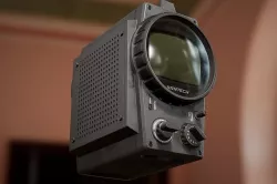 70s Portable TV Low-poly 3D model