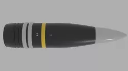 88mm Japanese HE-TF Low-poly 3D model
