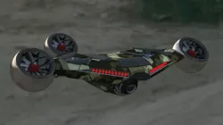 Advanced drone model - 3 variants Low-poly 3D model