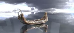 Ancient Fantasy boat 3D model