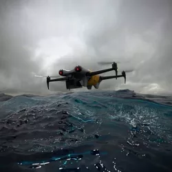 Animated Camera Quadcopter Drone 3D model