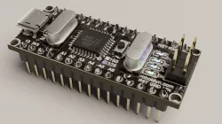 Arduino Nano V3 with microchip atmega328p from RobotDyn  3D model
