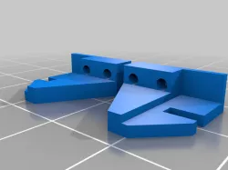 Atomic BZ side clips for plastic body