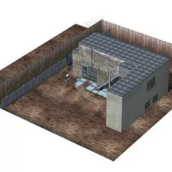 Backyard Building 3D model