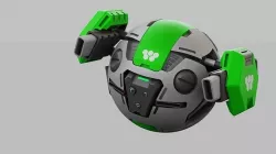 BALL DROID RC-100 RIGGED 3D model