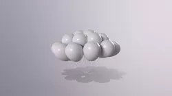 Balloon-01-20-flying balloons floating in air 3D model