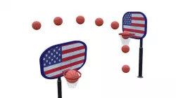 Basketball hoop - Street basketball Low-poly 3D model