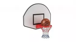 Basketball Rim with Spalding Basketball 3D model