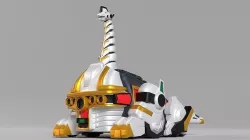 Beast Knight God King Brachion 3D Model 3D model