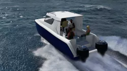 Boat Catamaran  3D model