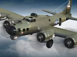 Boeing B-17 Super Fortress Bomber 3D model