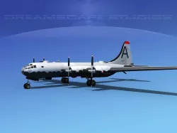 Boeing B-29 Superfortress V06 3D model