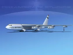 Boeing B-52C Stratofortress V03 3D model