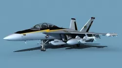 Boeing EA-18G Growler V08 3D model