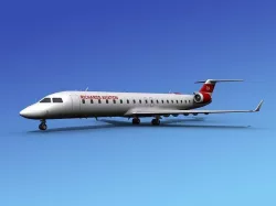 Bombardier CRJ700 Richards Aviation 3D model