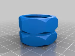 Bottle to 1" UNF thread adapter