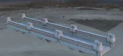 Bridge low down walkway 3D model
