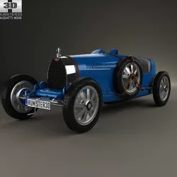 Bugatti Type 35 1924 3D model