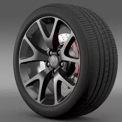 Buick Regal GS wheel 3D model