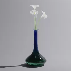calla lily 3D model