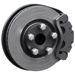 Car braking system for compact cars 3D model