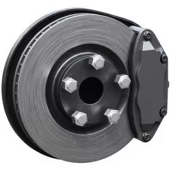 Car braking system for mid size cars 3D model