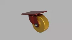 Castor Wheel 3D model