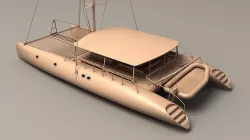 Catamaran 3D model