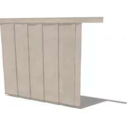 Cloth Pull Curtain 3D model