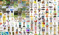 Collection Cartoon - Characters objects locations Low-poly 3D model
