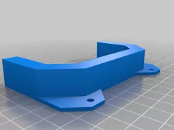 CR-10 PSU 80mm Noctua R8 Redux fan spacer adapter