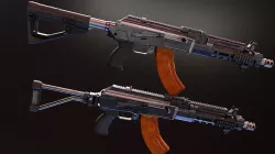 Custom AK MB47 Low-poly 3D model
