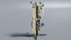 DaVinci Clock Low-poly 3D model