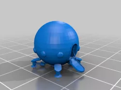 DBZ Goku Capsule Corp Spaceship