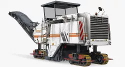 Dirty Asphalt Milling Machine Wirtgen 3D model