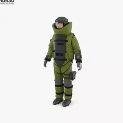 EOD suit 3D model