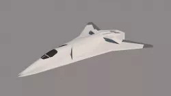 European 6th Gen fighter concept 3D model