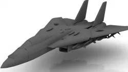 F-14 Tomcat US Navy Fighter Jet Game 3D model 3D model
