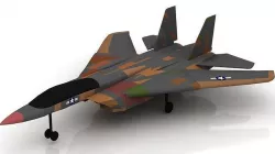 F-14 Tomcat US Navy Fighter Jet Game model 3D model