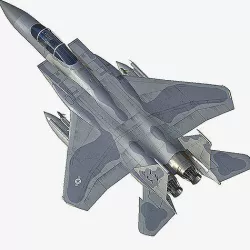 F15 C Low-poly 3D model