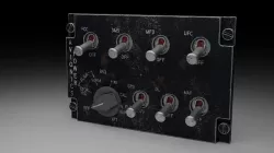 F16 AVIONICS Panel 3D model