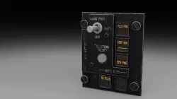 F16 ELECTRONICS Panel 3D model