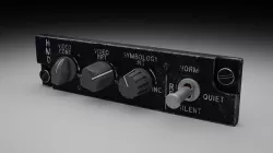 F16 HMD Panel 3D model