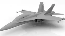 FA-18E Super Hornet model 3D model