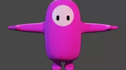 Fall Guy 3D model