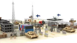  Finland Military Base Low-poly 3D model