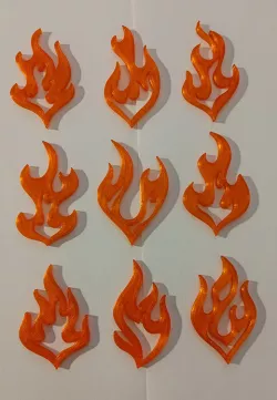 Fire flames collection