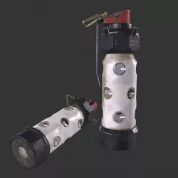 Flash grenade Low-poly 3D model