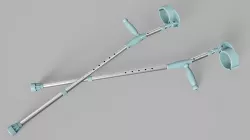 Forearm Crutches 3D model