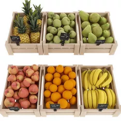 Fruits fruit crates - fruit crates 3D model